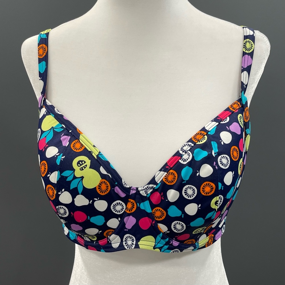 Just Peachy Bikini Top Fruits 38d C28